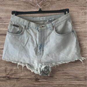 Calvin Klein sized 10 high waisted jean high cut shorts